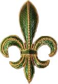 Trifari Fleur de Lis pin