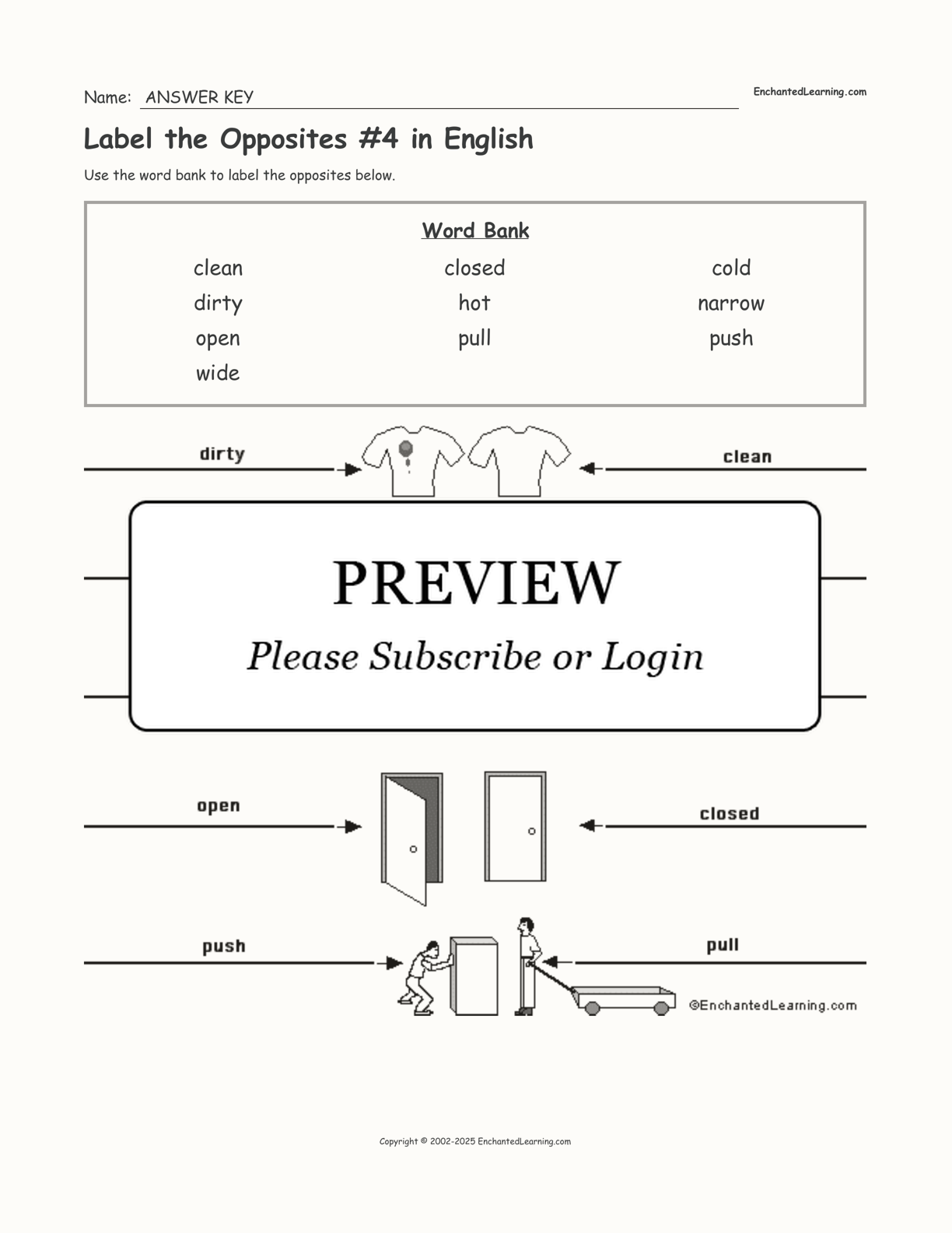 Label the Opposites #4 in English interactive worksheet page 2