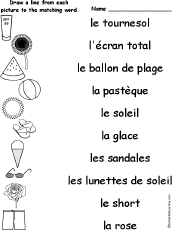 french language activities at enchantedlearning com