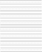 Letter Writing Practice Page - EnchantedLearning.com