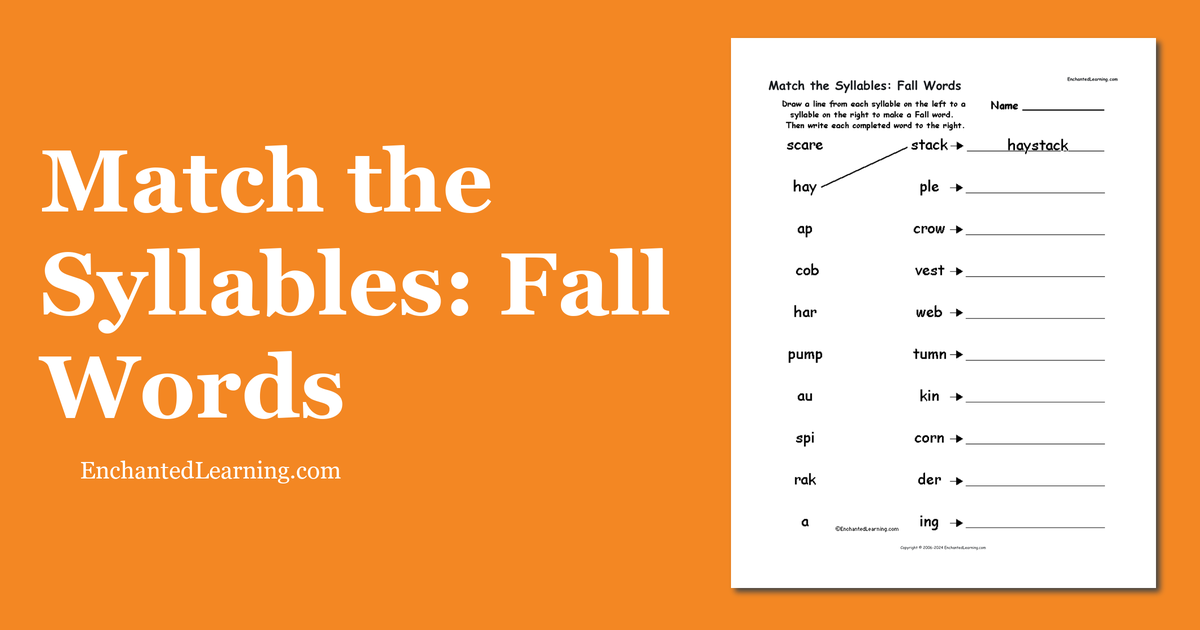 match-the-syllables-fall-words-enchanted-learning