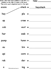 Match syllables