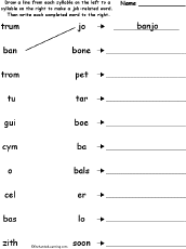 Match syllables