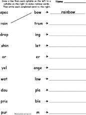 Match syllables