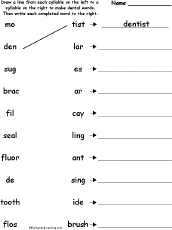 Match syllables