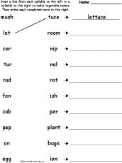 Match syllables