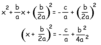 Deriving Quadratic