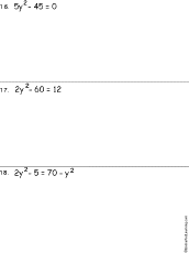 solve quadratic