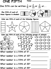 fraction worksheets and books to print enchantedlearning com