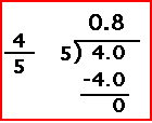 Fraction to decimal