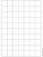 1 inch grid paper template