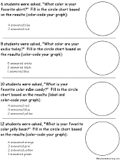 Search result: 'Pie Chart Worksheet Printout #3'