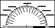 Protractor to label