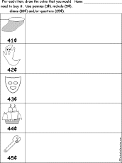 Write Coin Values