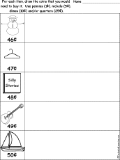 Write Coin Values