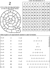 early multiplication printouts enchantedlearning com