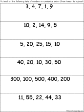 Numerical Order