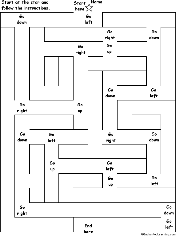 Right and Left Maze