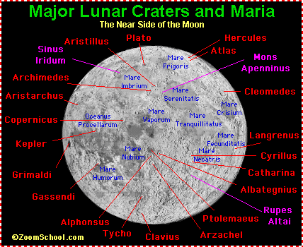 Moon Map - Zoom Astronomy