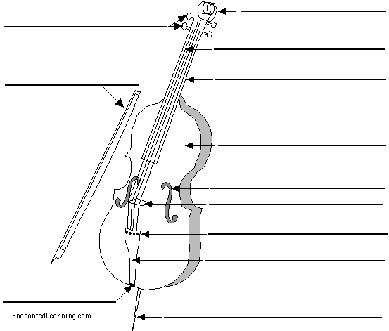 Cello Instrument Parts