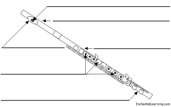 parts of a flute diagram