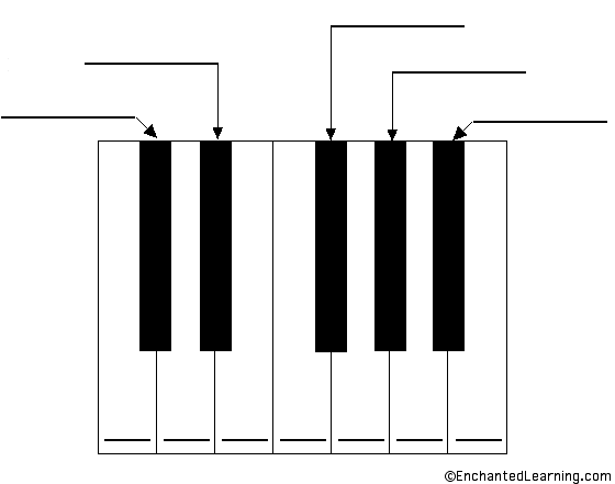 Label the notes and rests