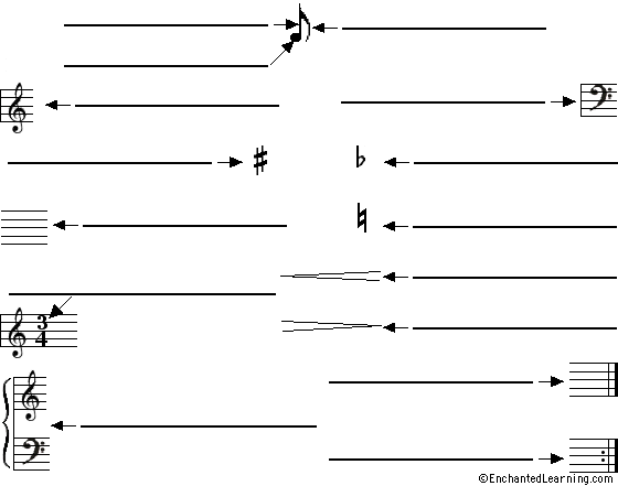 Search result: 'Label Musical Notation Printout'