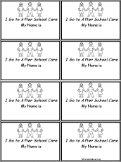 Getting Home From School Name s To Print Enchantedlearning Com