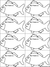 Fish Nametags