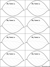 leaf nametags to print enchantedlearning com