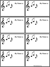 Music Name s To Print Enchantedlearning Com