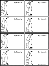 Penguin Nametags