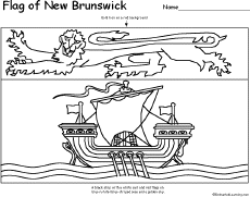 Search result: 'Flag of New Brunswick, Canada (Printout)'