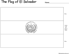 Flag of El Salvador -thumbnail