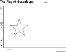 Flag of Guadeloupe -thumbnail