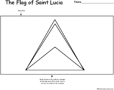 Flag of Saint Lucia -thumbnail