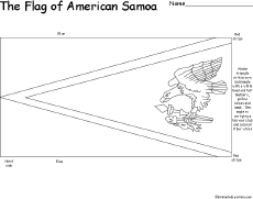 Search result: 'Flag of American Samoa Printout'