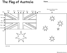 Australia39s Flag ZoomSchoolcom