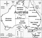 Australia: Map Quiz Worksheet - Enchantedlearning.com