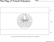 Search result: 'Flag of French Polynesia Printout'
