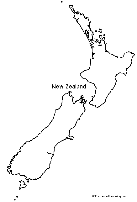 Search result: 'Outline Map Research Activity #3: New Zealand'