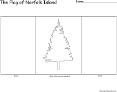Search result: 'Flag of Norfolk Island Printout'