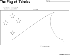 Search result: 'Flag of Tokelau Printout'