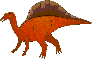 dinosaur with back sail