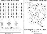 Search result: 'Olympic Games Activity Book, A Printable Book: Word Search, Spelling Path'