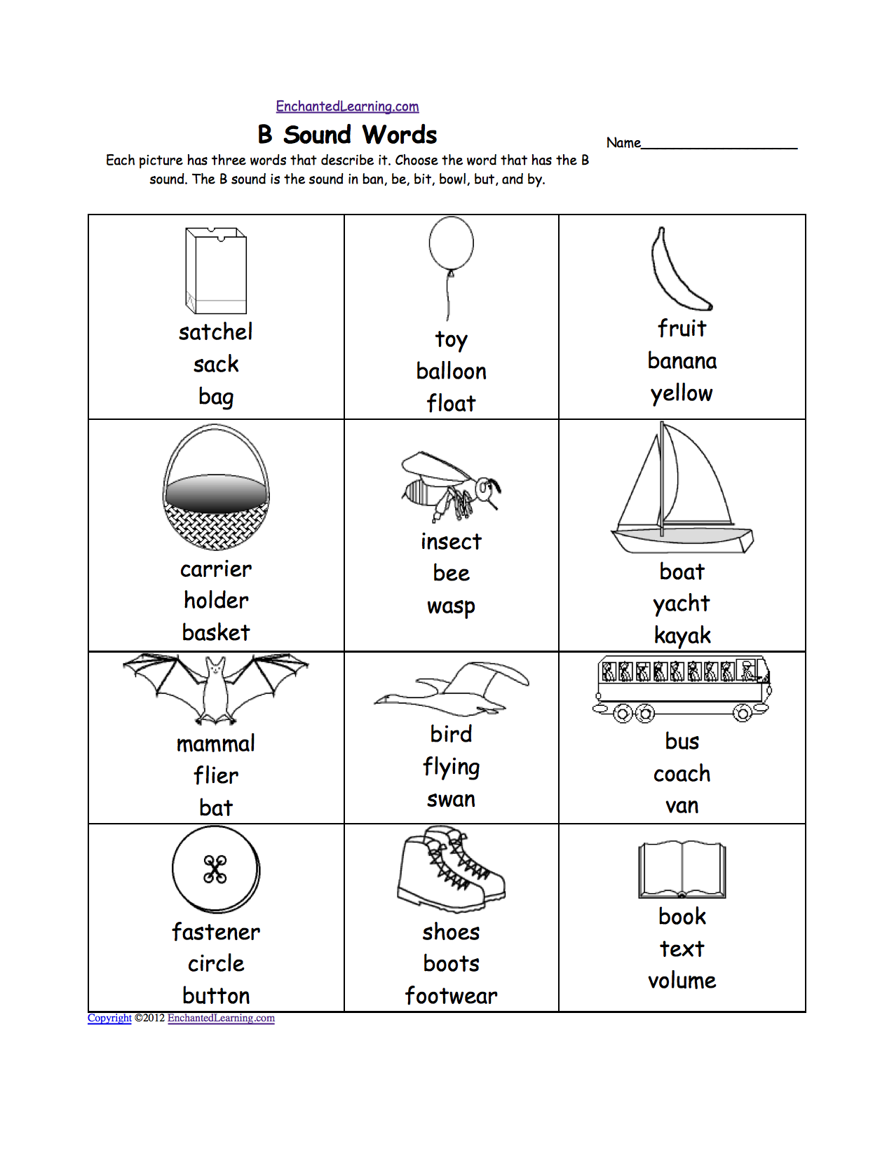 Phonics Worksheets Multiple Choice Worksheets To Print 