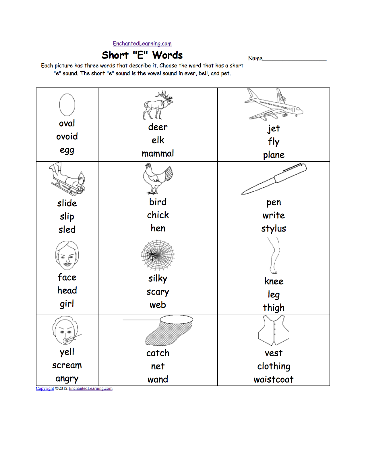 Phonics Worksheets Multiple Choice Worksheets To Print 