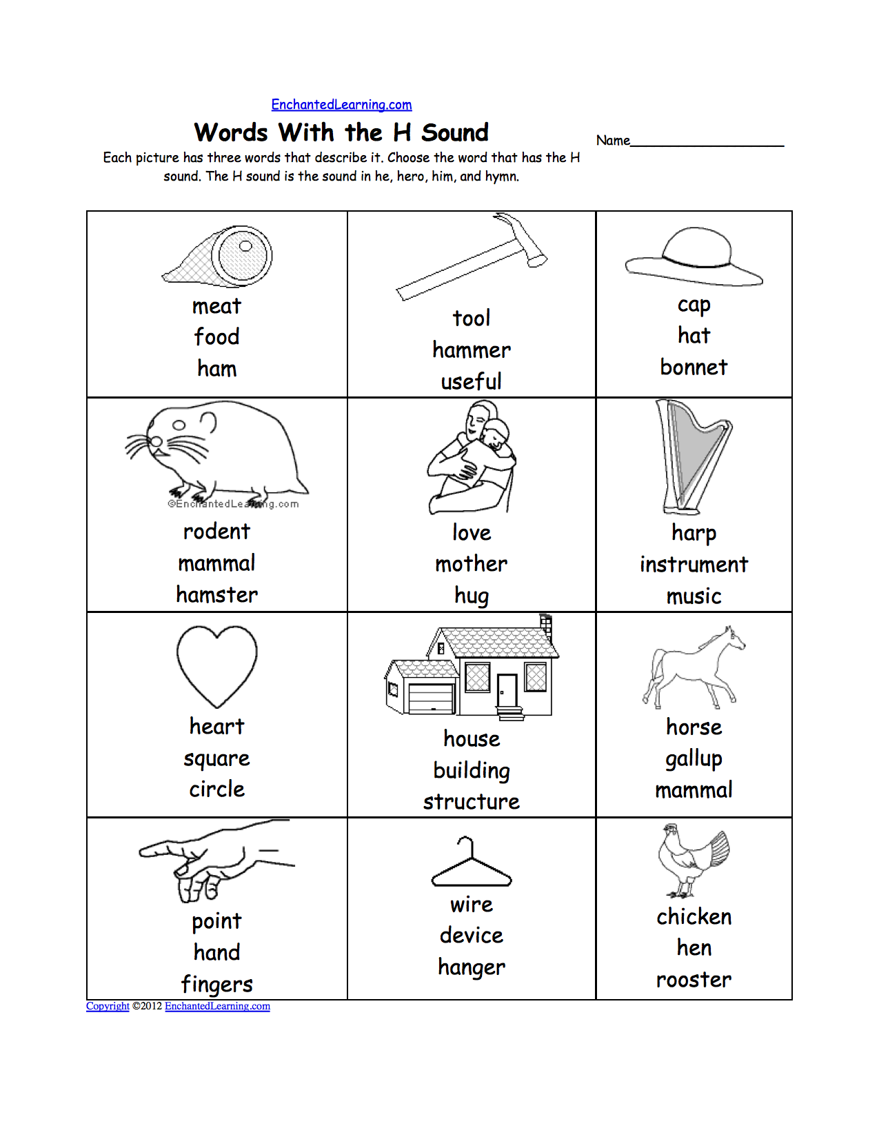 Phonics Worksheets Multiple Choice Worksheets To Print 