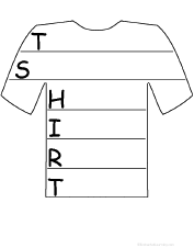 t-shirt acrostic poem