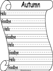 Hello, Goodbye - Poetry Prompts: EnchantedLearning.com